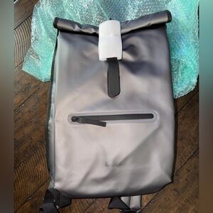 RAINS WATERPROOF BACKPACK Metallic Gray